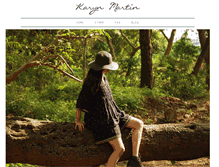 Tablet Screenshot of karynmartin.com